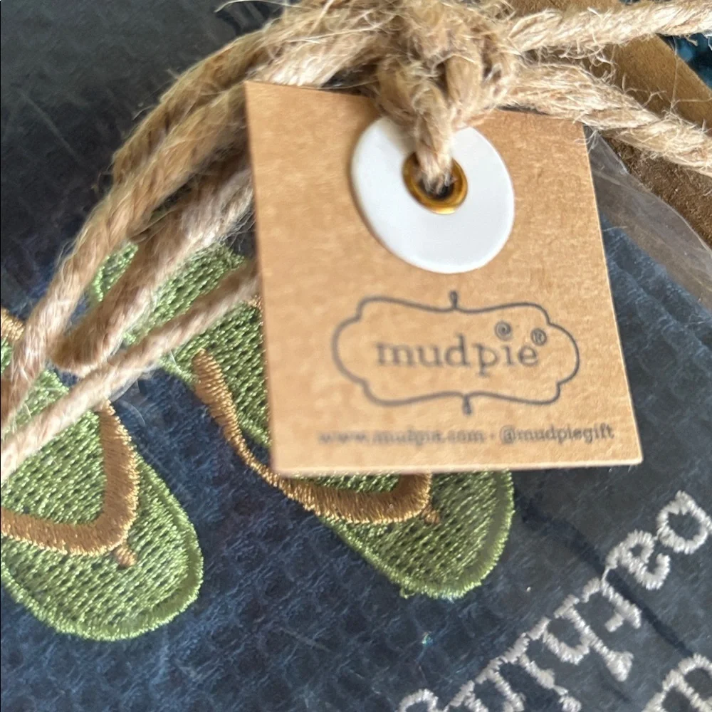 Mudpie Wood Unlike Fish Board & Towel Set Unlike My Bathing Suit My Flip Flops…